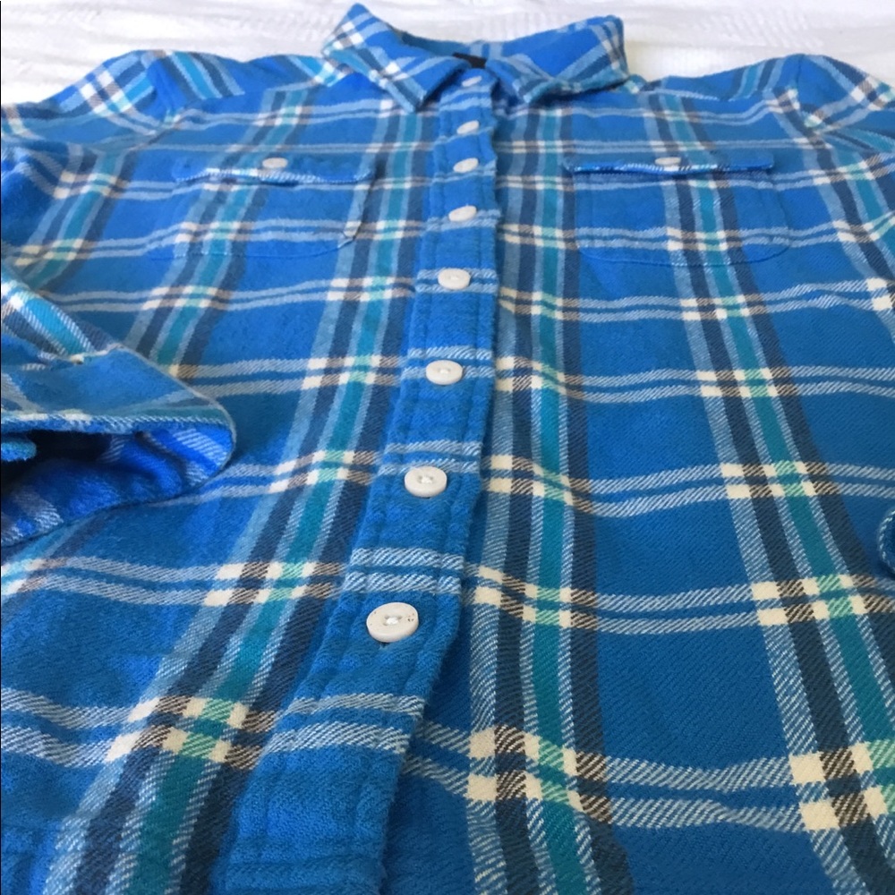 Patagonia Fjord flannel organic shirt 4 blue